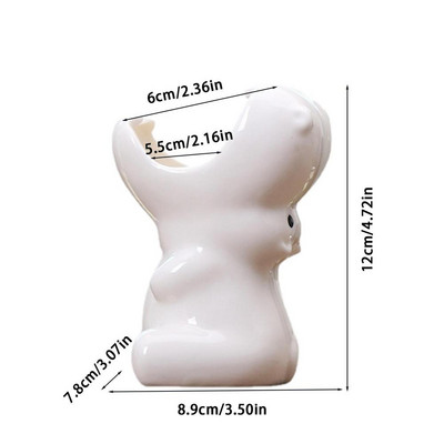 Új fogforma Kreatív kerámia zamatos növények Virágcserép asztali mini virágcserepes ültető Otthoni irodai dekoráció