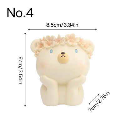 Aranyos állatgyanta virágcserép zamatos cserepes ültető lakberendezés beltéri dekoráció asztali díszek bonsai növénycserép