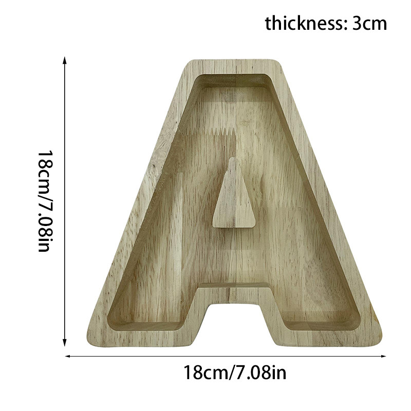 AZ Letters Shape Virágcserép Fa növény Virágcserepek Zamatos cserepes otthoni kerti dekoráció növényekhez