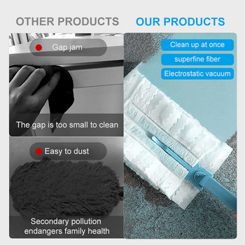 5-15 τμχ Magic Duster Ηλεκτροστατική απορροφητική βούρτσα οικιακής χρήσης Καθαριστικό καθαρισμού σκόνης για Εργαλείο καθαρισμού παραθύρων αυτοκινήτου