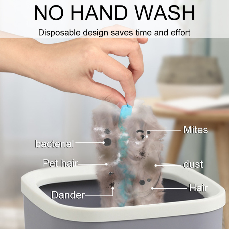 5-15 DB Magic Duster elektrosztatikus nedvszívó háztartási tisztítókefe Portisztító kefe ablakmosó szerszámhoz