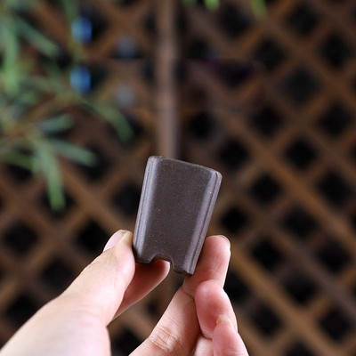 Kínai stílusú lila homokos kis virágcserép Mini húsos zöld moha edény kerámia háztartási asztali lakberendezési zamatos edény ZC526