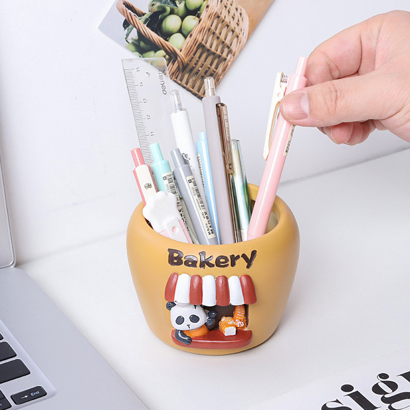 Panda Pékség ültetőgép pozsgás növényekhez Levegőnövények Aranyos virágcserepek Tündérkerti dekoráció Figurák Ceruzatartó Otthoni asztaldísz