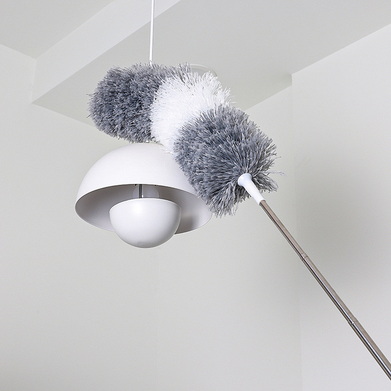 360°-ban forgatható porkefe eltávolítása porszívók hosszabbító acélrúd teleszkópos háztartási kanapé rés padlótisztító mikroszálas szerszámok