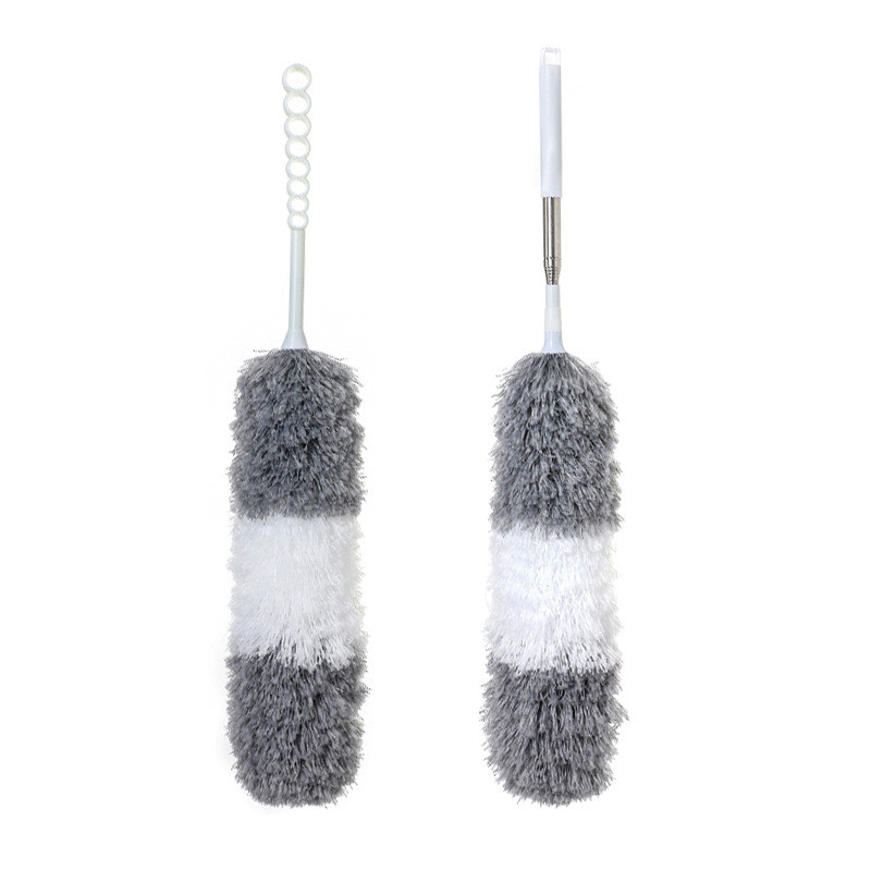360°-ban forgatható porkefe eltávolítása porszívók hosszabbító acélrúd teleszkópos háztartási kanapé rés padlótisztító mikroszálas szerszámok
