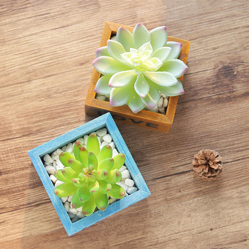 Винтидж дървени цветя Саксии Кутия за разсадник за сукулентни растения Консумативи за градинско засаждане Любовно устройство за домашно градинарство