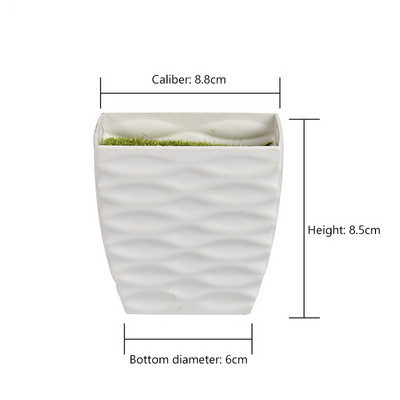 Kreatív virágcserep Művirág szimuláció Virágnövény cserepes Cserepes virágcserép habos virágkötészeti műanyaggal