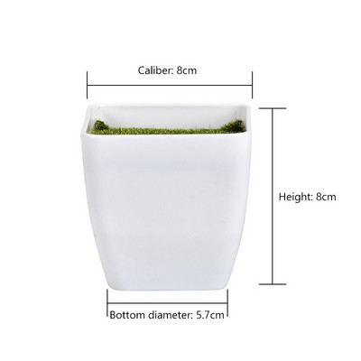 Kreatív virágcserep Művirág szimuláció Virágnövény cserepes Cserepes virágcserép habos virágkötészeti műanyaggal