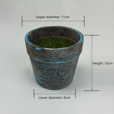 Kreatív virágcserep Művirág szimuláció Virágnövény cserepes Cserepes virágcserép habos virágkötészeti műanyaggal
