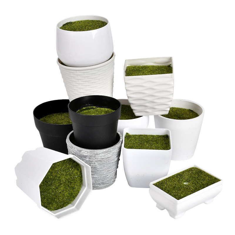 Kreatív virágcserep Művirág szimuláció Virágnövény cserepes Cserepes virágcserép habos virágkötészeti műanyaggal