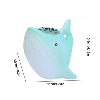 Kerámia bálna virágcserép Kreatív, szép zamatos edény Dekoratív állatültető asztali dísz beltéri cserepek lakberendezés