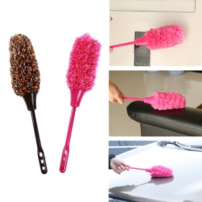 Microfiber Duster Brush Extendable Hand Dust Removal Cleaner Anti Dusting Brush for Home Air-condition Car Furniture Cleaning
