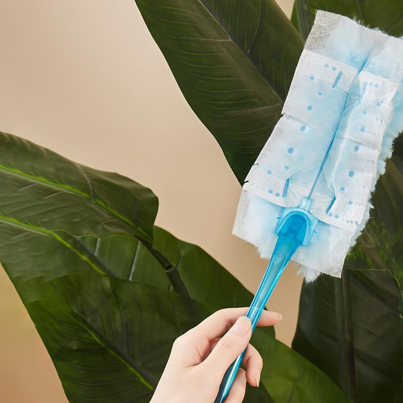 Mājas biroja plastmasas rokturis vienreizējās lietošanas galvas plaukts rakstāmgalds statiskā adsorbcija pakarināms caurums pūkains putekļu uzpildes komplekts automašīnai, viegls