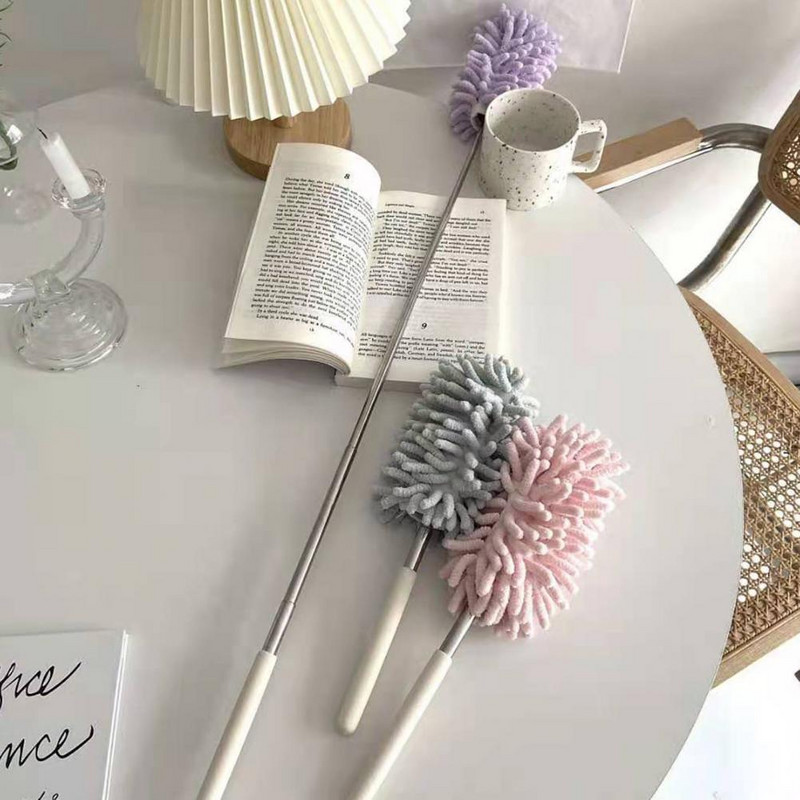 Regulējama teleskopiskā putekļu suka sadzīves putekļu noņemšanas birste automašīnu biroja tīrīšanai mājsaimniecības tīrīšanas birste