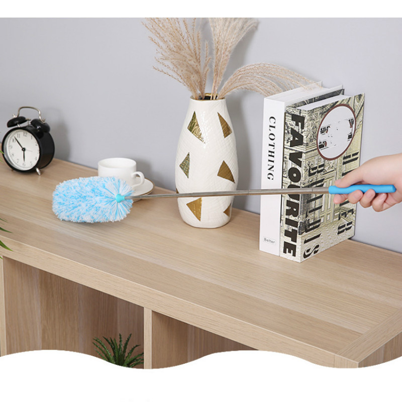 Plaunamas dulkių šepečio valymo įrankis Ištraukiamas dulkių šluostė