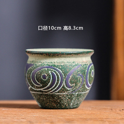 Kis mediterrán kerámia virágcserép Retro húsos virágcserép Kreatív húsnövény Kertészet Virágzás Dekorációs termékek Csere