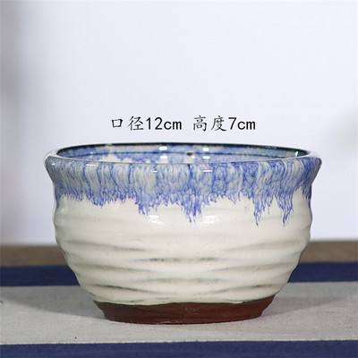 Szerelem alakú kerámia húsos virágcserép koreai ins zöld, kézzel készített virágcserép, egyszerű kreatív bonsai medence otthoni kert