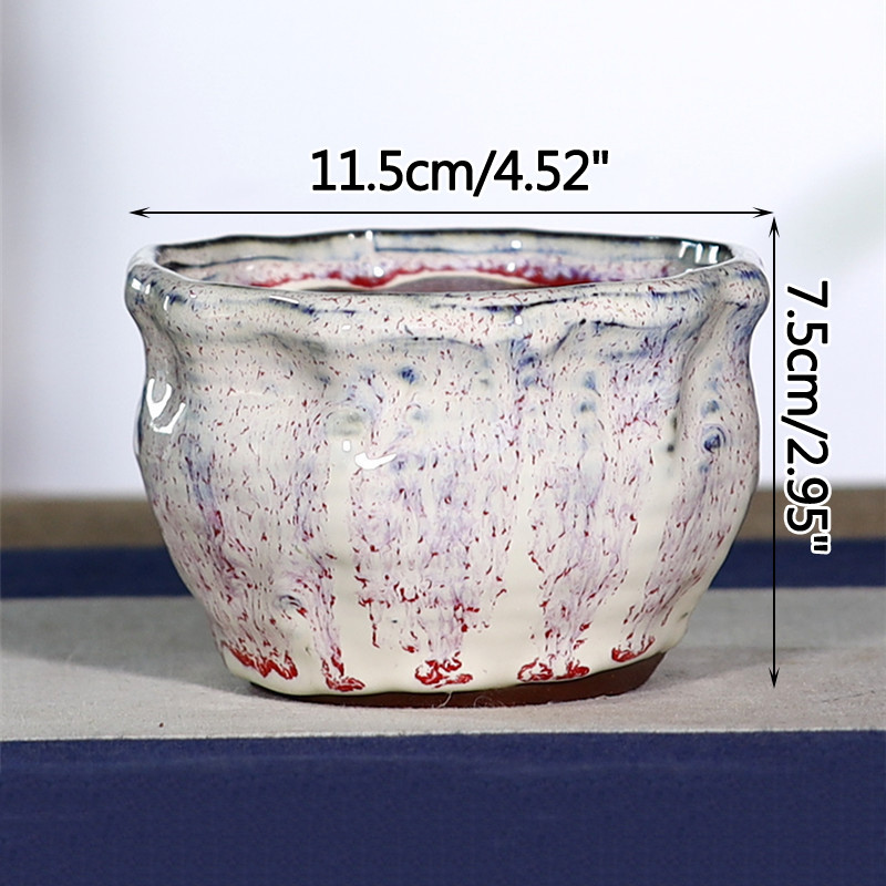 Szerelem alakú kerámia húsos virágcserép koreai ins zöld, kézzel készített virágcserép, egyszerű kreatív bonsai medence otthoni kert