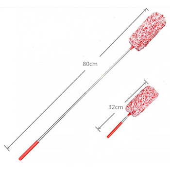 Telescopic Microfibre Duster Extendable Dust Remover Cleanning Brush for Air-conditioner Furniture Shutter Home Car Cleaner Brush