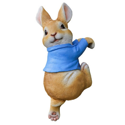 Gyanta nyúl virágcserép medál dekoratív hálóterem asztali dekorációs kellékei R7UB