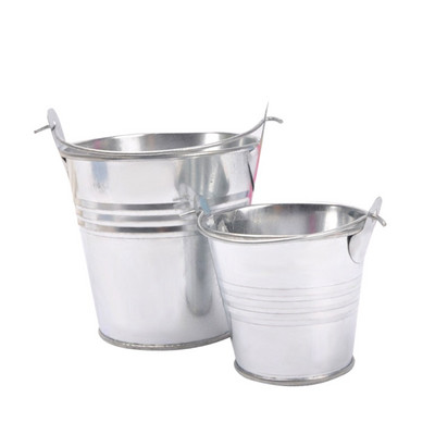 3db mini fém vödör bádog cukorkadoboz vödrök esküvői parti bádog virágcserepek