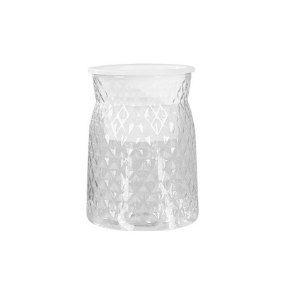 Lusta önöntöző virágcserép automatikus vízfelvevő zamatos akvakultúra átlátszó kerek műanyag hidroponikus virágcserép