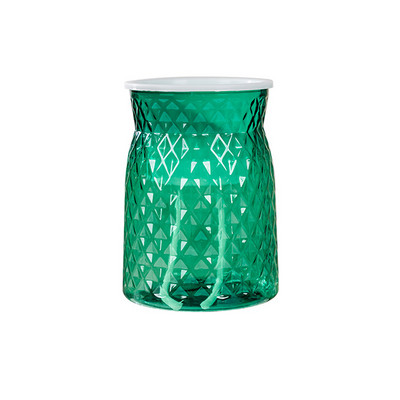 Lusta önöntöző virágcserép automatikus vízfelvevő zamatos akvakultúra átlátszó kerek műanyag hidroponikus virágcserép