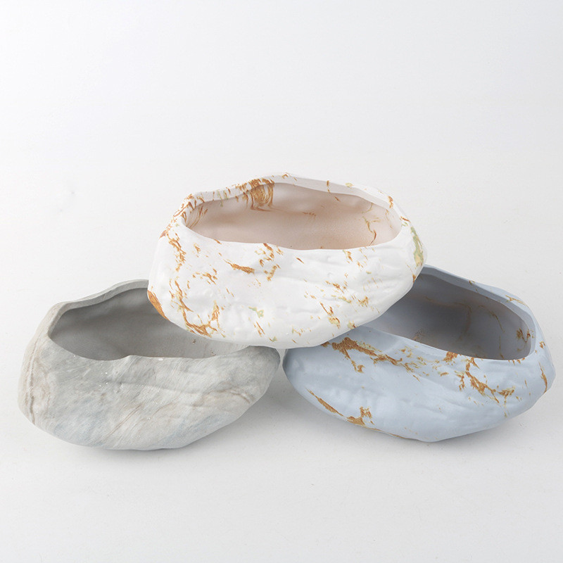 Kőmodellezés virágcserép asztali bonsai kertészkedés cserepes zamatos kerámia művészeti váza otthoni irodai dekoráció kerti kellékek