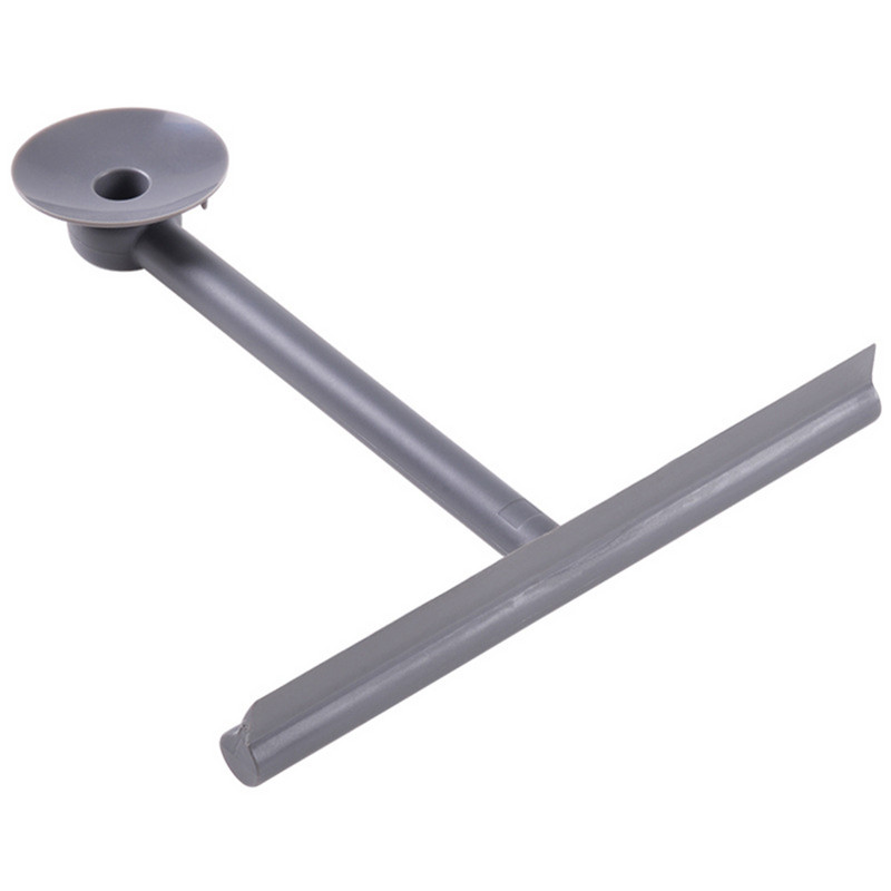 Padlóbarát, hosszú nyelű tükör falra akasztható üvegtisztító háztartási levehető fürdőszobai ablaktisztító vízkaparó