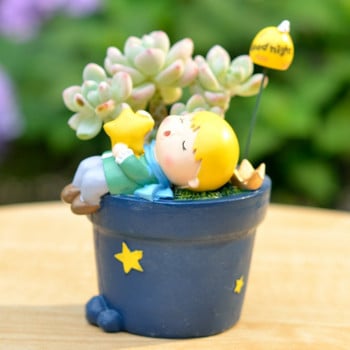 Μικρός Πρίγκιπας Γλάστρα Fairy Tail Γλάστρα Fox Rose Garden Planter Χυμώδες φυτό Γλάστρα Διακόσμηση σπιτιού Ειδώλιο ζώου