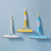 3 az 1-ben ablaktisztító eszköz Üvegtörlő kaparó Konyhai Fürdőszoba Üvegtisztító Eszközök Autóüvegtisztító kefe