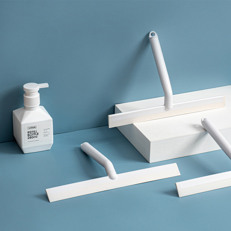 1db ablaktörlő szilikon lapáttal tükörtisztító akasztható autós üveg zuhanytörlő háztartási tisztító fürdőszoba kaparó