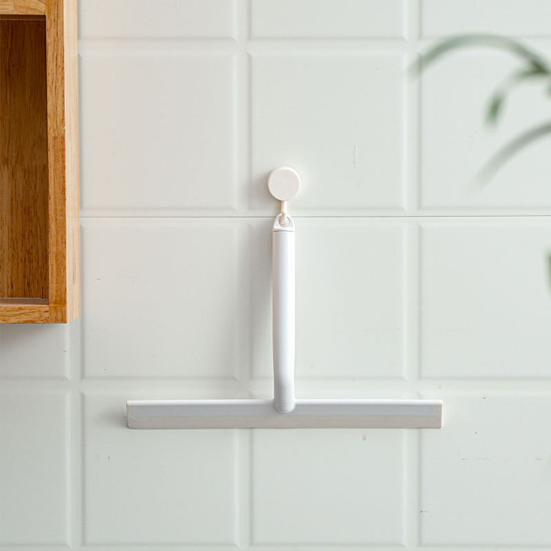 1db ablaktörlő szilikon lapáttal tükörtisztító akasztható autós üveg zuhanytörlő háztartási tisztító fürdőszoba kaparó