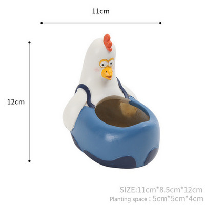 Kreatív japán stílusú Panda mikro-táji asztali dekorációs díszek Gyanta kis cserepes cserepes zamatos virágcserép