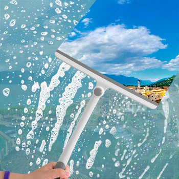 Многофункционална четка за почистване на прозорци Силиконова стъргалка Чистачка за стъкло Подови домакински инструменти Кухня Аксесоари за баня