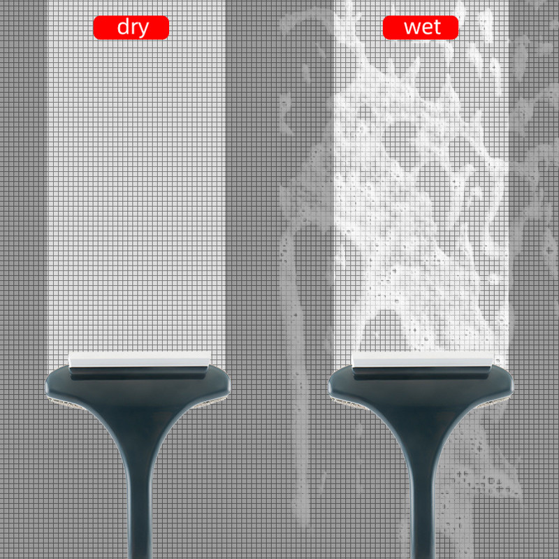 2 az 1-ben Kezdőképernyő ablaküvegtisztító kefe Nem kell szétszerelni és mosni tisztítószerszámokat üvegtörlő Háztartási takarítás