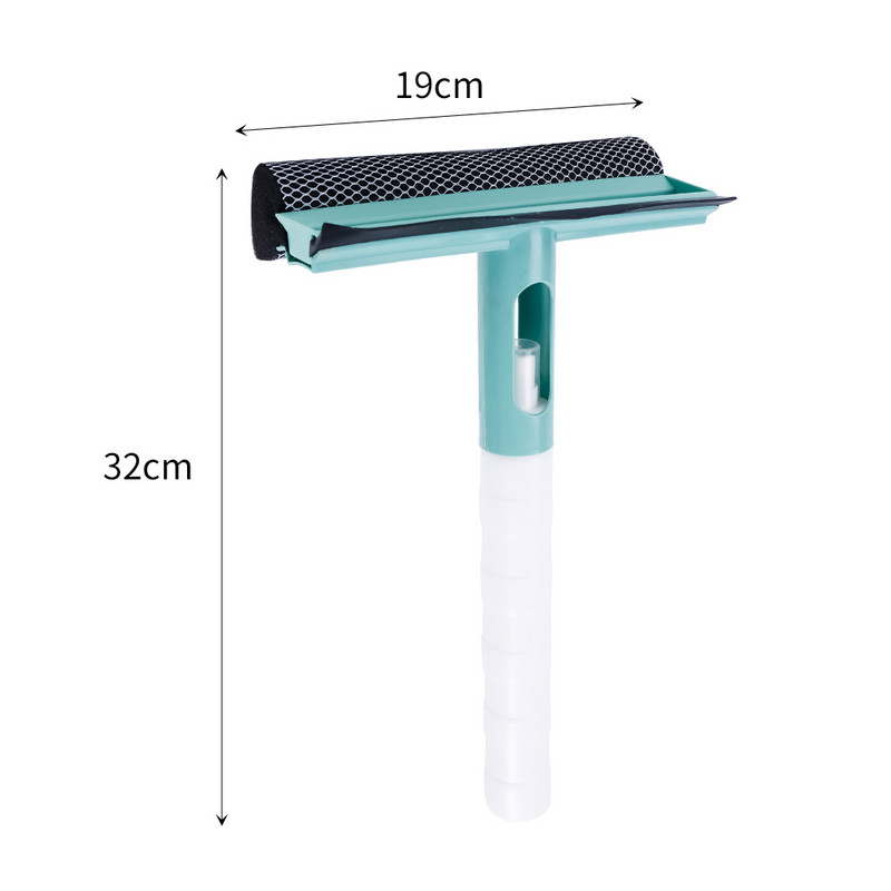 Ablaktisztító eszközök Kétoldalas üvegtisztító törlő törlő szórófejes palackkal Konyhai kerámia fürdőszoba tükörtisztító kefe