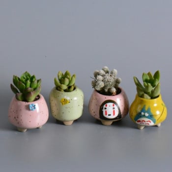 Creative Mini Frog Thumb Flowerpot Cartoon Animal Fruit Cartoon Κεραμικό βάζο Γλάστρες Διακοσμητική πήλινη γλάστρα