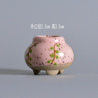 Kreatív mini béka hüvelykujj virágcserép Rajzfilm Állati Gyümölcs Rajzfilm Kerámia váza Virágcserepek Dekoratív agyagedények