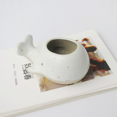 Kreatív mini béka hüvelykujj virágcserép Rajzfilm Állati Gyümölcs Rajzfilm Kerámia váza Virágcserepek Dekoratív agyagedények