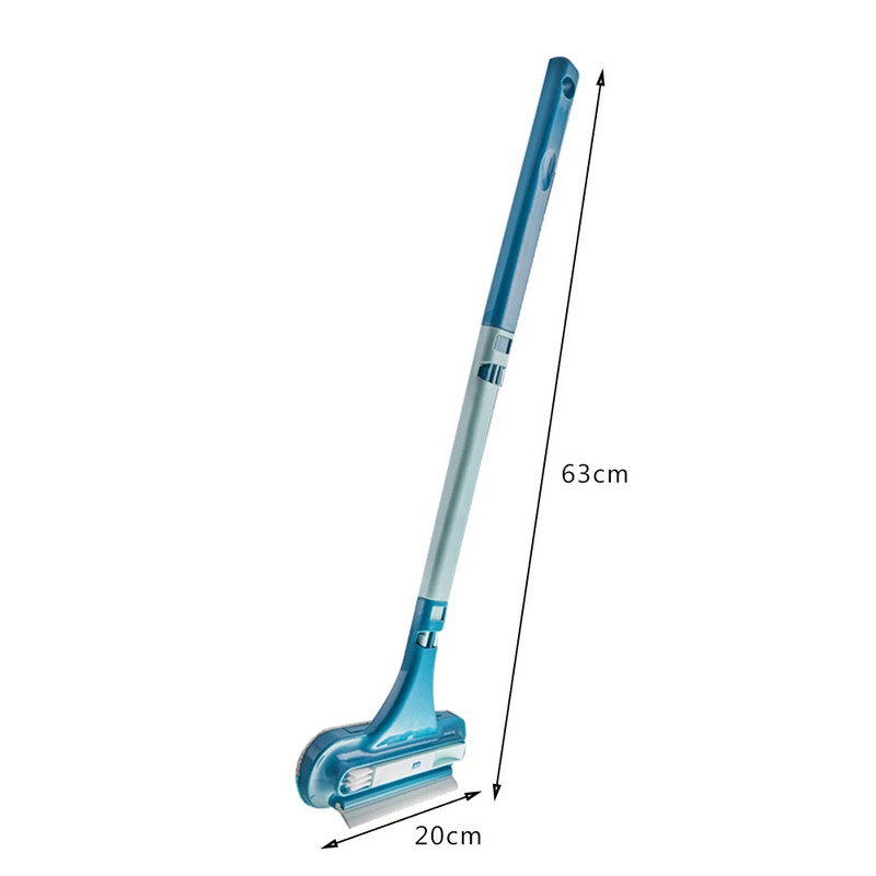 3 az 1-ben képernyő ablaktisztító kefe kaparó tükör üvegtisztító lehúzó réskefével a fürdőszoba háztartási tisztítóeszközéhez