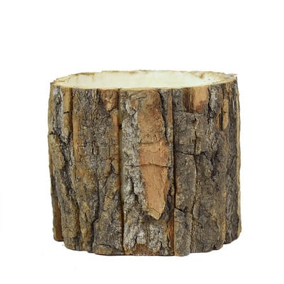 1db aranyos mini fából készült virágcserép zöld növények kis bonsai cserepek otthoni asztali asztali dekorációhoz rusztikus esküvői ünnepi dekorációhoz