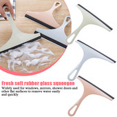Háztartási tisztító fürdőszobai tükörtisztító szilikon pengetartóval kampós autós üvegzuhany lehúzó ablaküveg törlő kaparóval