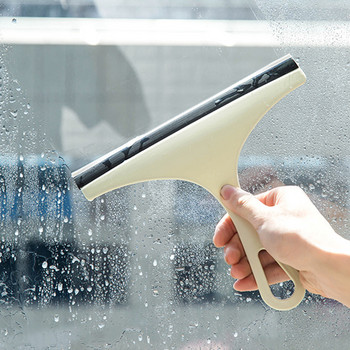 Домакински почистващ препарат за почистване на огледала за баня със силиконов държач за остриета Кука Стъкло на автомобил Душ Ракел Стъргалка за стъкло на прозорец
