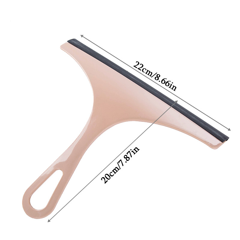 Háztartási tisztító fürdőszobai tükörtisztító szilikon pengetartóval kampós autós üvegzuhany lehúzó ablaküveg törlő kaparóval