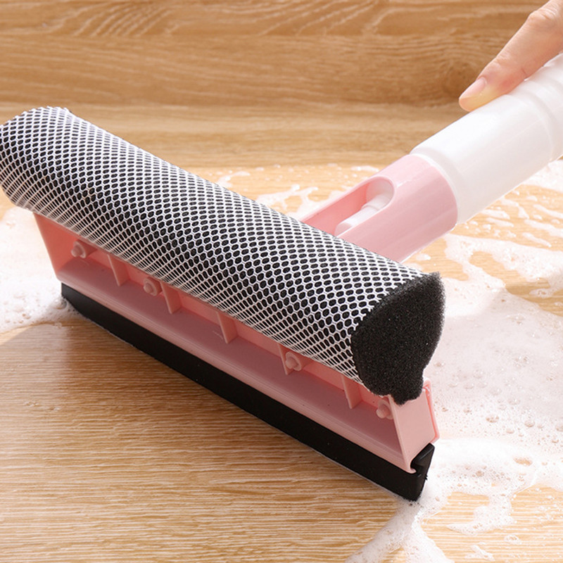 Újrahasználható kis zuhanytisztító professzionális tükörtisztító kefe otthoni mosható fürdőszobához