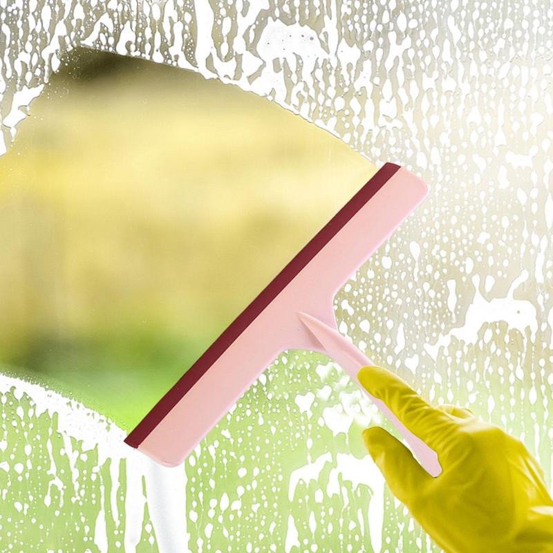 Lehúzó zuhanyüveg ajtófalakhoz Ablaktisztító eszköz Fürdőszoba Tükör Autóüveg Cserélhető ablaktörlő lapátok rozsdamentes acél