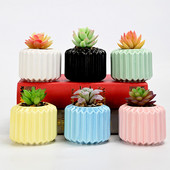 Egyszerű kerámia virágcserep zamatos cserepes ültető Lakásdekor Asztali díszek Kerti kellékek Bonsai cserep