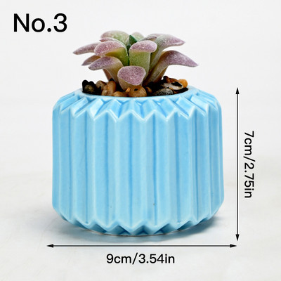 Egyszerű kerámia virágcserep zamatos cserepes ültető Lakásdekor Asztali díszek Kerti kellékek Bonsai cserep
