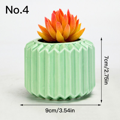 Egyszerű kerámia virágcserep zamatos cserepes ültető Lakásdekor Asztali díszek Kerti kellékek Bonsai cserep